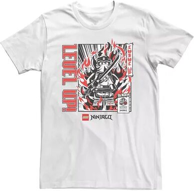 Licensed Character Big & Tall LEGO Ninjago Level Up Ninja Be Ninja Tee, Men's, Size: 3XL, White