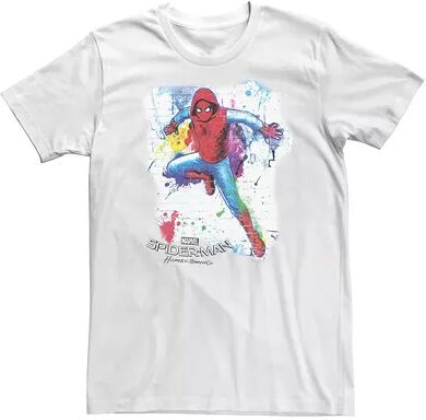 Licensed Character Big & Tall Marvel Spider-Man Homecoming Graffiti Stall Tee, Men's, Size: 4XL, White