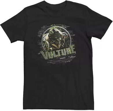 Licensed Character Big & Tall Marvel Spider-Man Homecoming Vulture Badge Tee, Men's, Size: 4XL, Black