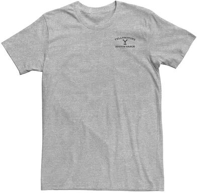 Licensed Character Big & Tall Yellowstone Dutton Ranch Brand C2 Tee, Men's, Size: 4XLT, Med Grey