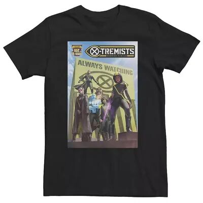 Marvel Big & Tall Marvel Comixology X-Tremists Series 1-5 Comic Book Cover Tee, Men's, Size: XXL Tall, Black