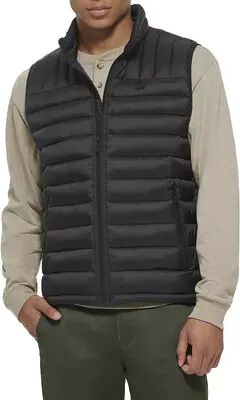 Dockers Men's Dockers Quilted Puffer Vest, Size: XL, Black