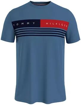 Tommy Hilfiger Big & Tall Tommy Hilfiger Chest-Stripe Logo Tee, Men's, Size: XL Tall, Med Blue