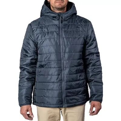 Sonoma Goods For Life Men's Sonoma Goods For Life Hooded Puffy Jacket, Size: XXL, Grey