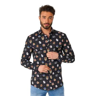 OppoSuits Men's OppoSuits Pokémon Shirt, Size: Large, Black