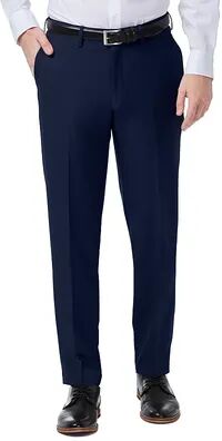 Haggar Men’s Haggar Premium Comfort Flex-Waist Slim-Fit Stretch Flat-Front Dress Pants, Men's, Size: 34 X 32, Blue