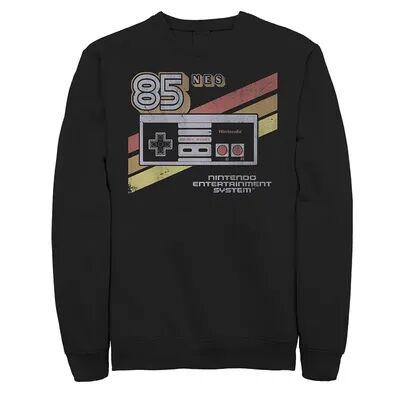 Licensed Character Men's Nintendo Entertainment System Retro Logo Sweatshirt, Size: Medium, Black