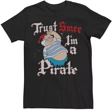 Disney Men's Disney's Peter Pan Smee Pirate T-Shirt, Size: XXL, Black