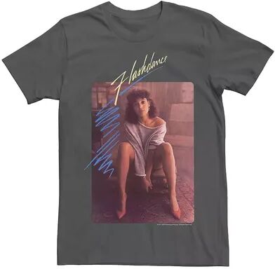 Licensed Character Men's Footloose The Music Is On His Side Poster Tee, Size: Medium, Grey