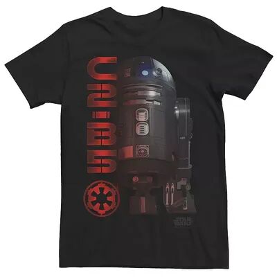 Star Wars Men's Star Wars Rogue One C2-B5 Dark Side Droid Graphic Tee, Size: 3XL, Black