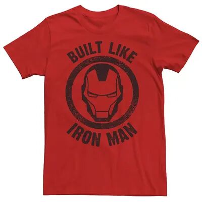 Marvel Men's Marvel Train Like Iron Man Emblem Tee, Size: Medium, Red