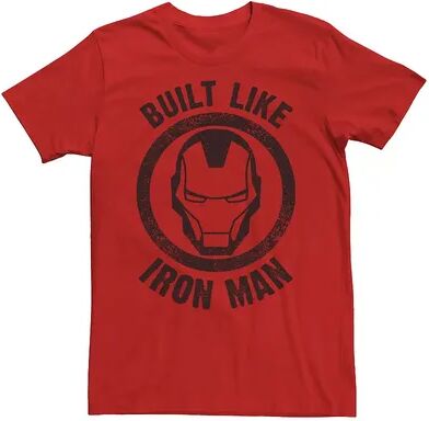 Marvel Men's Marvel Train Like Iron Man Emblem Tee, Size: XXL, Red