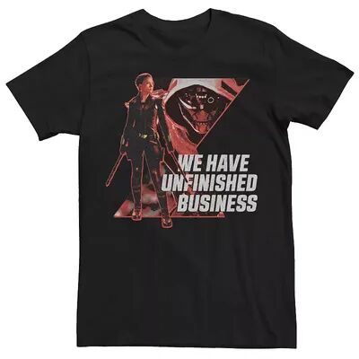 Marvel Men's Marvel Black Widow We Have Unfinished Business Tee, Size: XL