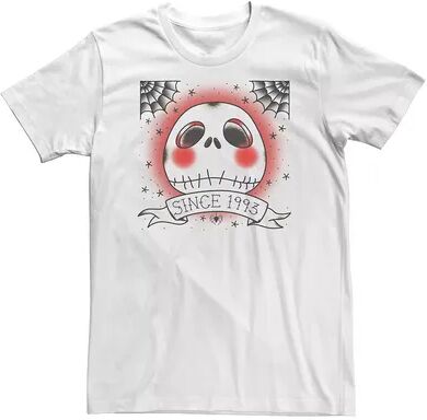 Disney Big & Tall Disney The Nightmare Before Christmas Jack Since 1993 Tattoo Tee, Men's, Size: 4XL, White