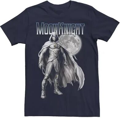 Licensed Character Men's Marvel Moon Knight Moon Full Body Pose Tee, Size: XL, Blue