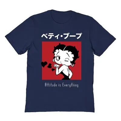 Licensed Character Men's Betty Boop T-Shirt, Size: Large, Blue