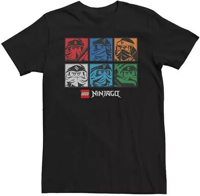 Licensed Character Big & Tall LEGO Ninjago Ninja Elements United Tee, Men's, Size: 3XL Tall, Black