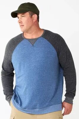 Sonoma Goods For Life Big & Tall Sonoma Goods For Life Super Soft Double Knit Crewneck Tee, Men's, Size: XL Tall, Dark Blue