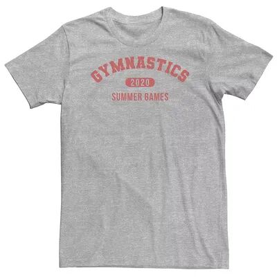 Licensed Character Big & Tall Gymnastics Summer Games 2020 Tee, Men's, Size: 3XL Tall, Med Grey