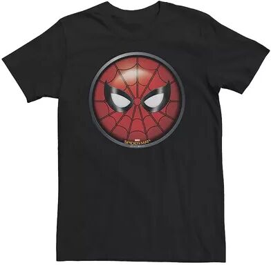 Marvel Big & Tall Marvel Spider-Man Homecoming A Perfect Webbed Circle Tee, Men's, Size: 4XL Tall, Black