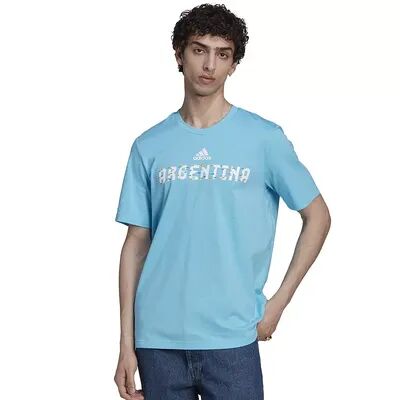 adidas Men's adidas FIFA World Cup 2022 Tee, Size: Small, Turquoise/Blue
