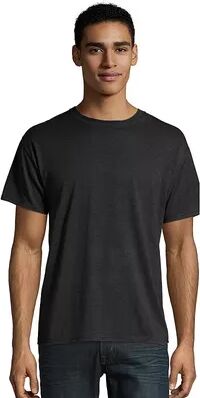 Hanes Men's Hanes Ultimate X-Temp FreshIQ Super Soft Crewneck Sleep Tee, Size: XL, Black