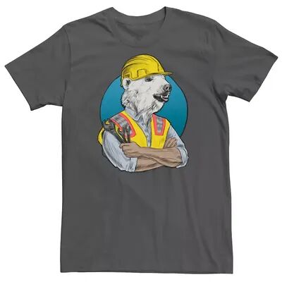 Sun Men's Construction Worker Sketched Tee, Size: XL, Grey