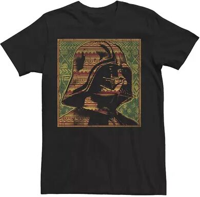 Licensed Character Men's Star Wars Darth Vader Vintage Pattern Poster Tee, Size: XXL, Black