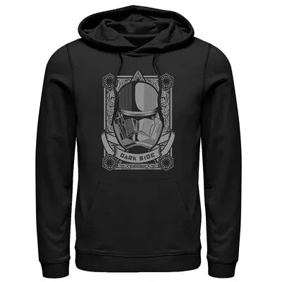 Licensed Character Men's Star Wars The Rise of Skywalker Sith Trooper Playing Card Pullover Hoodie, Size: 3XL, Black