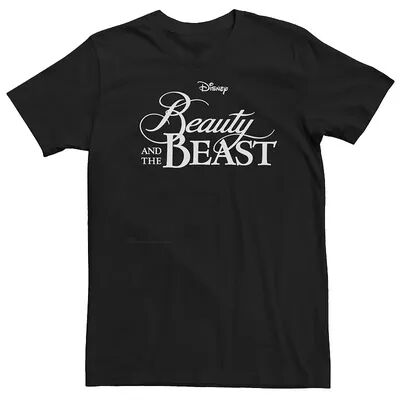 Licensed Character Men's Disney Beauty And The Beast Classic Logo Tee, Size: XL, Black