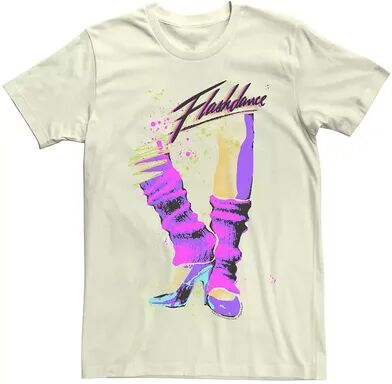 Licensed Character Men's Flashdance Dance Shoes Tee, Size: XXL, Natural