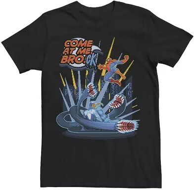 Marvel Men's Marvel Spider-Man Come At Me Brock Video Game Scene Tee, Size: XL, Black