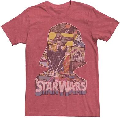 Star Wars Men's Star Wars Darth Vader Has A Lot On His Mind Tee, Size: Medium, Red