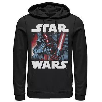 Licensed Character Men's Star Wars Darth Vader Saber Up Close and Personal Hoodie, Size: Small, Black