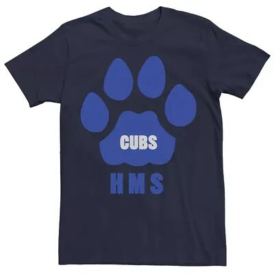 Licensed Character Men's Netflix Stranger Things HMS Cubs Logo Tee, Size: Small, Blue