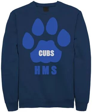 Licensed Character Men's Netflix Stranger Things HMS Cubs Logo Sweatshirt, Size: Small, Blue