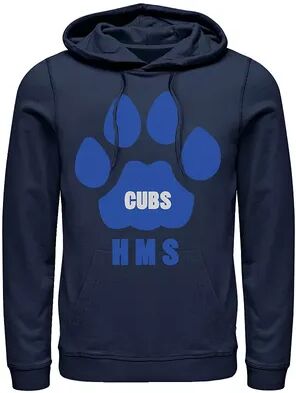 Licensed Character Men's Netflix Stranger Things HMS Cubs Logo Hoodie, Size: Large, Blue