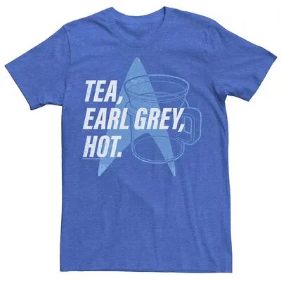 Licensed Character Men's Star Trek Next Generation Tea Earl Grey Tee, Size: Medium, Med Blue