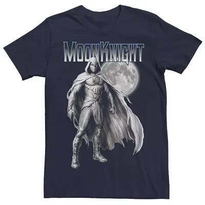 Licensed Character Men's Marvel Moon Knight Moon Full Body Pose Tee, Size: XXL, Blue