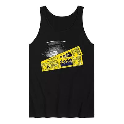 Licensed Character Men's The Beatle Shea Tickets Tank, Size: Small, Black