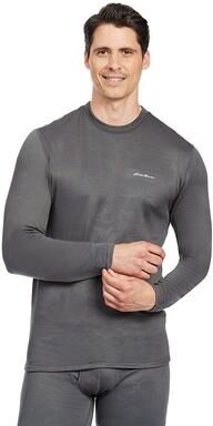 Eddie Bauer Men's Eddie Bauer Heavyweight Base Layer Top, Size: Large, Grey