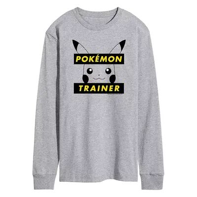 Licensed Character Men's Pokemon Trainer Tee, Size: XL, Med Grey