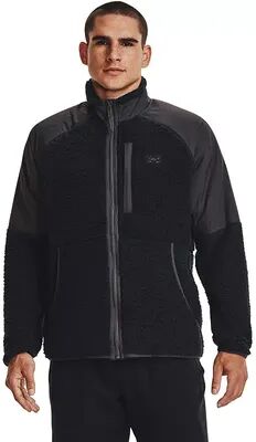 Under Armour Men's Under Armour UA Legacy Sherpa Full-Zip Jacket, Size: Large, Black