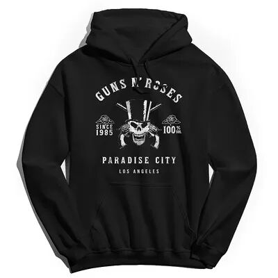 Licensed Character Men's Guns n' Roses Whiskey Label Hoodie, Size: XL, Black