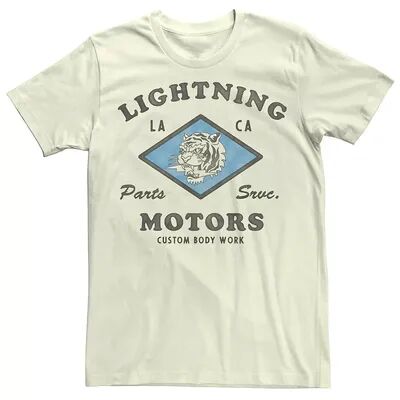 Licensed Character Men's Lightning Motors Body Work Tee, Size: Small, Natural
