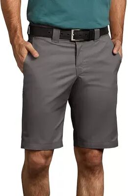 Dickies Men's Dickies Slim-Fit Flat-Front Work Shorts, Size: 34, Silver