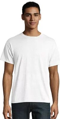 Hanes Men's Hanes Ultimate X-Temp FreshIQ Super Soft Crewneck Sleep Tee, Size: XL, White