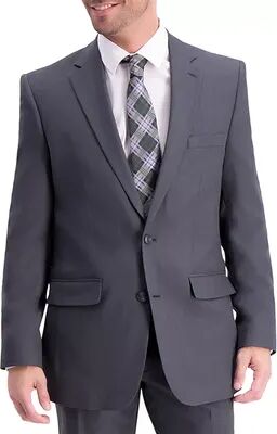 Haggar Men's Haggar Travel Performance Tailored-Fit Stretch Suit Jacket, Size: 40 - Regular, Dark Grey