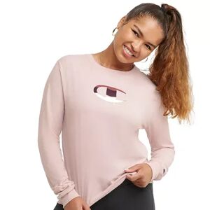 Champion Women's Champion Classic Graphic Tee, Size: XS, Med Pink