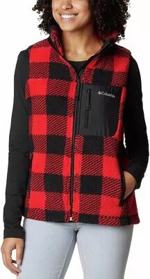 Columbia Women's Columbia West Bend Sherpa Vest, Size: Small, Dark Pink